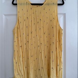 Avenue Yellow Floral Swing Tank - 4X
